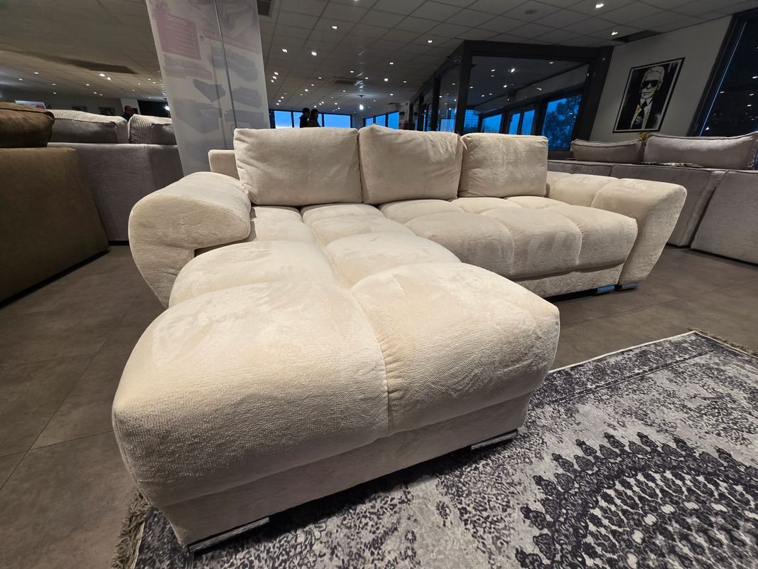 Canapé d’Angle Convertible Stella – Rangement Intégré