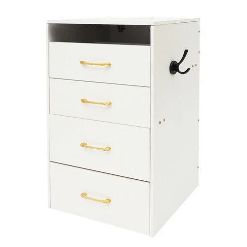 Coiffeuse Compacte avec Miroir & Rangement